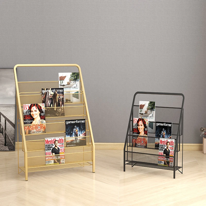 

Heavy-Duty Kids Bookshelf with Reinforced Iron Frame - Nursery Book Organizer for Toddlers Magazine Rack Reading Corner Storage