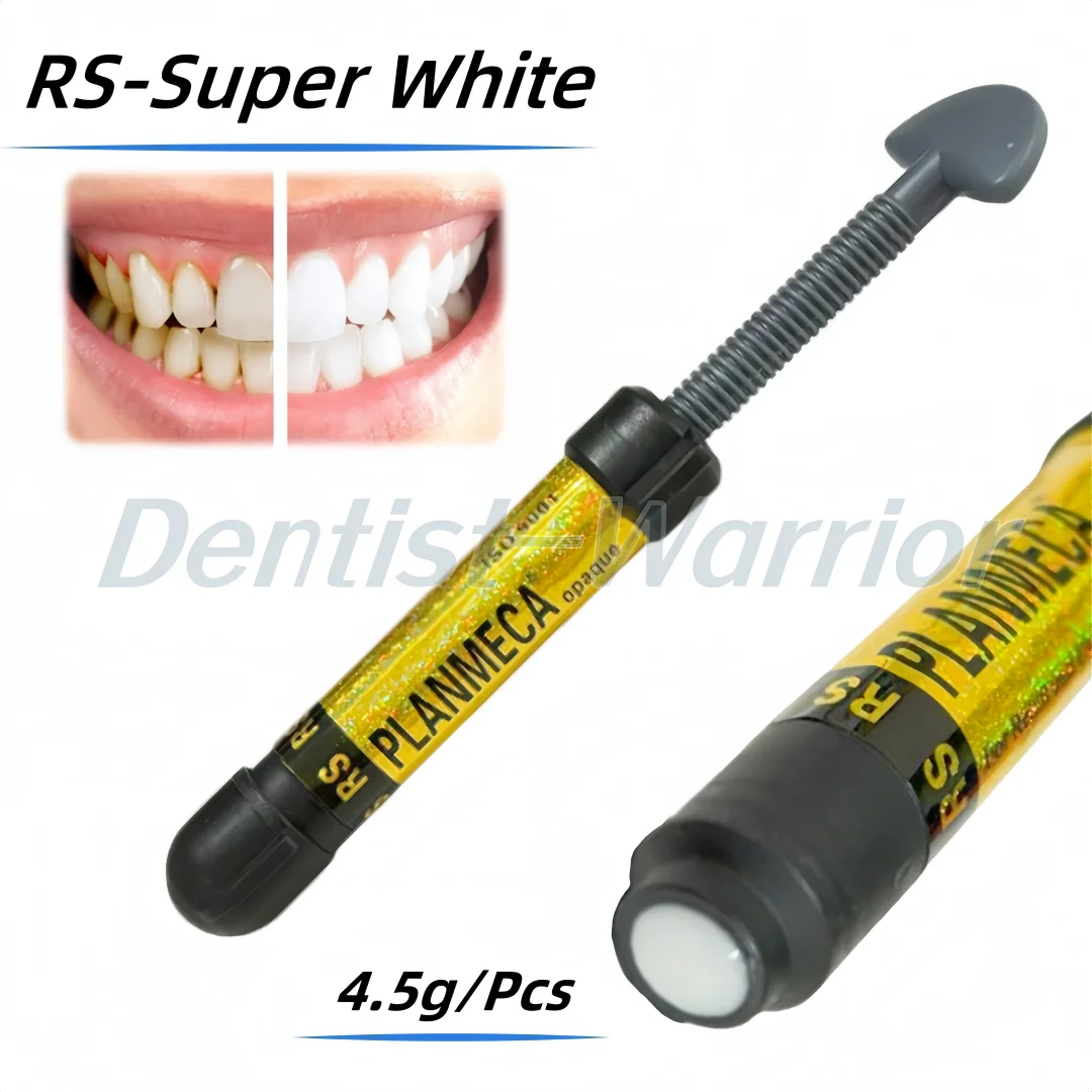 

RS Dental Super White Hybrid Aesthetic Composite Resin Veneer Teeth Whitening Restorative Dentistry Tool 4.5g