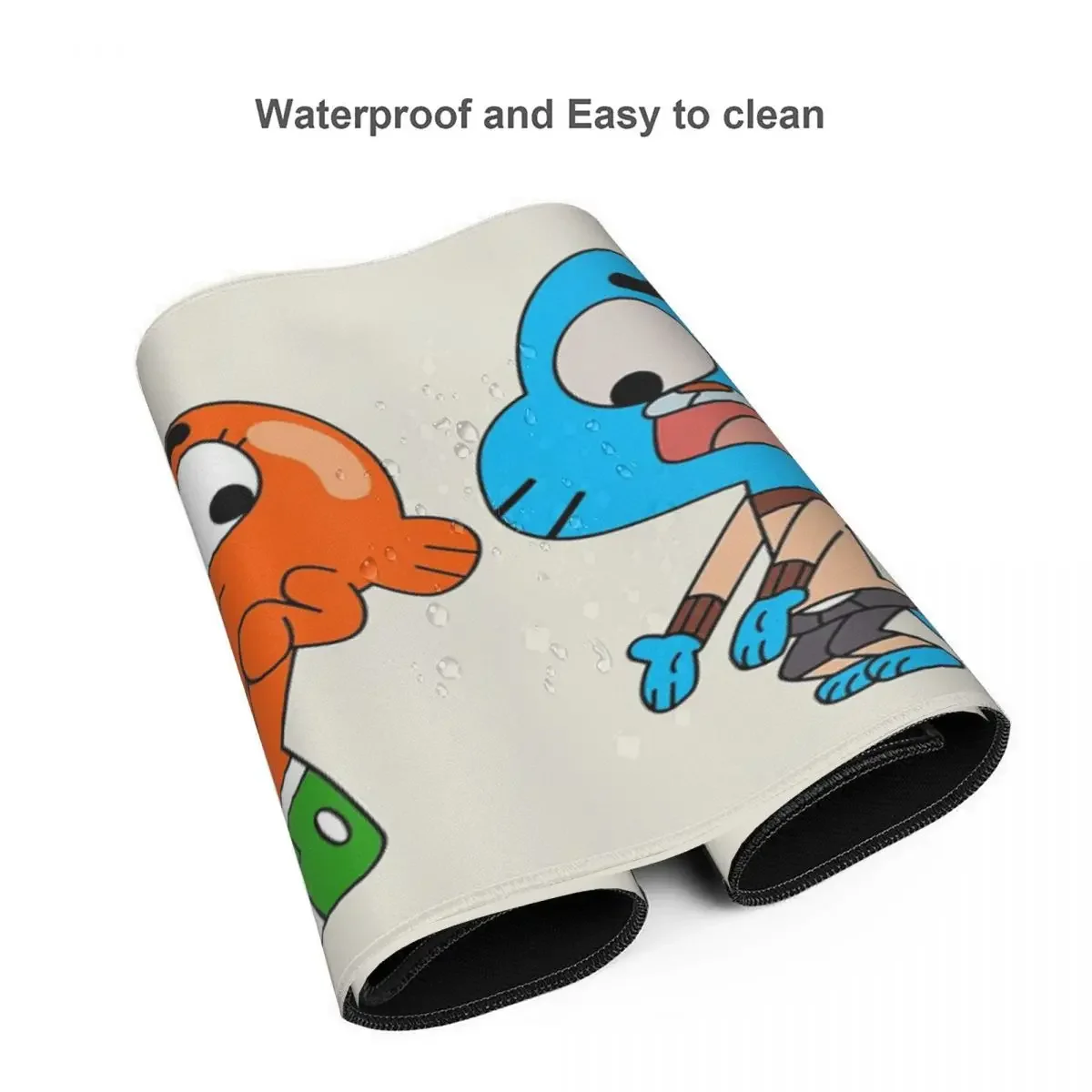 Gumball And Darwin, What The What Large Mouse Pad Computer Keyboard Mouse Mat Gaming PC Laptop Desk Mat Accessories Table Mats