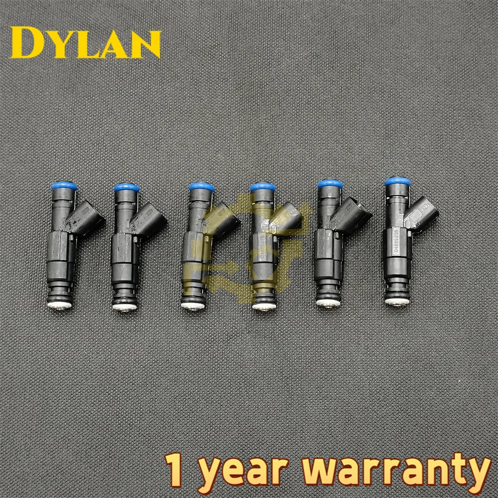 6pcs/set Fuel Injectors 4 Hole 0280155784 04669938 For Jeep Cherokee Wrangler Grand Cherokee 1999-2004 4.0L