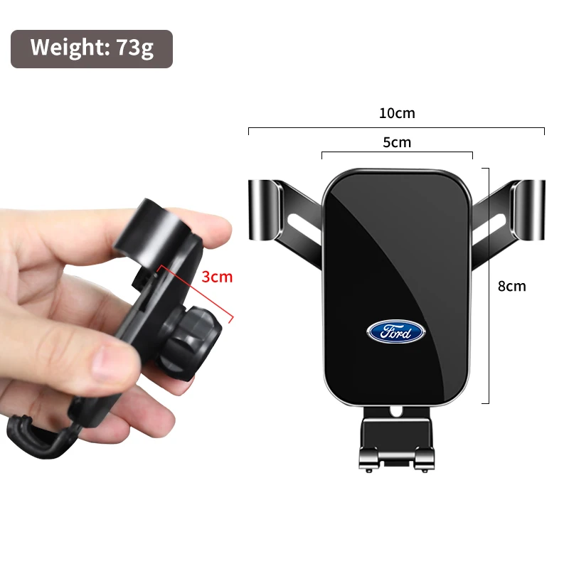 حامل هاتف السيارة خلية تنفيس الهواء جبل المحمول لتحديد المواقع حامل داعم لفورد إسكيب مونديو فييستا التركيز الانصهار الحارس ايفرست موستانج
