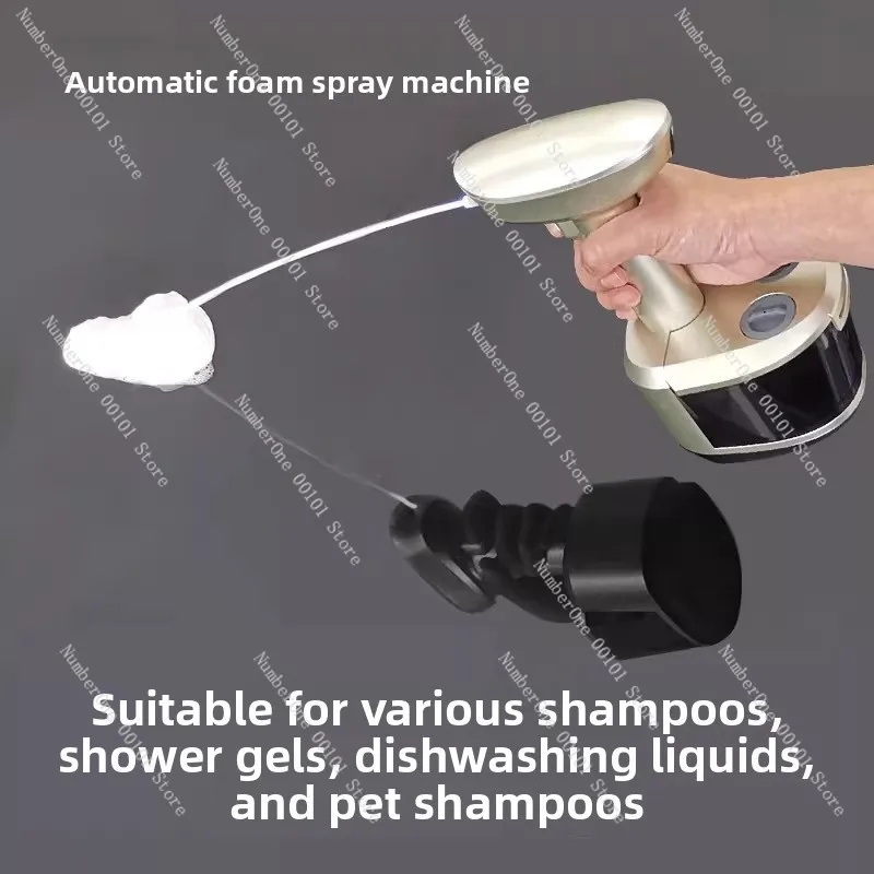 Automatic Electric Foaming Machine for Bathroom Shampoo Soap Dispenser and Pet Bath Care Device