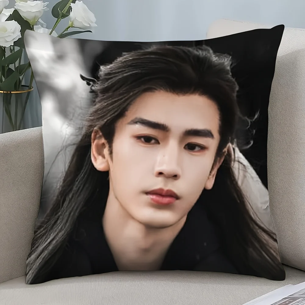 1pc Drama Character Throw Pillowcase Polyester 2D Double Sided Print Cushion Cover Fan Merchandise Gift for Bedroom Dorm Room Ta
