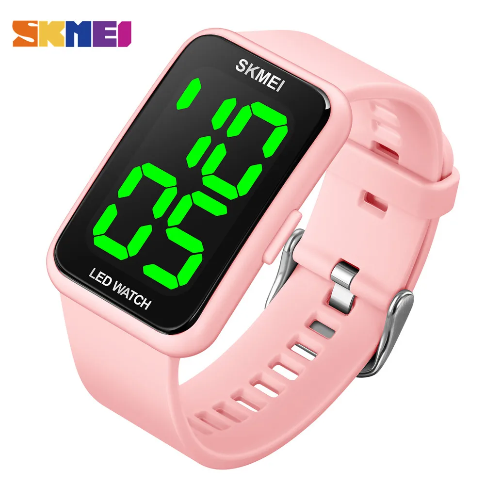 SKMEI Woman watch LED Light Digital Date Sport Watch For Women Top brands 5Bar Waterproof Ladies Watches Clock Relogio Feminino