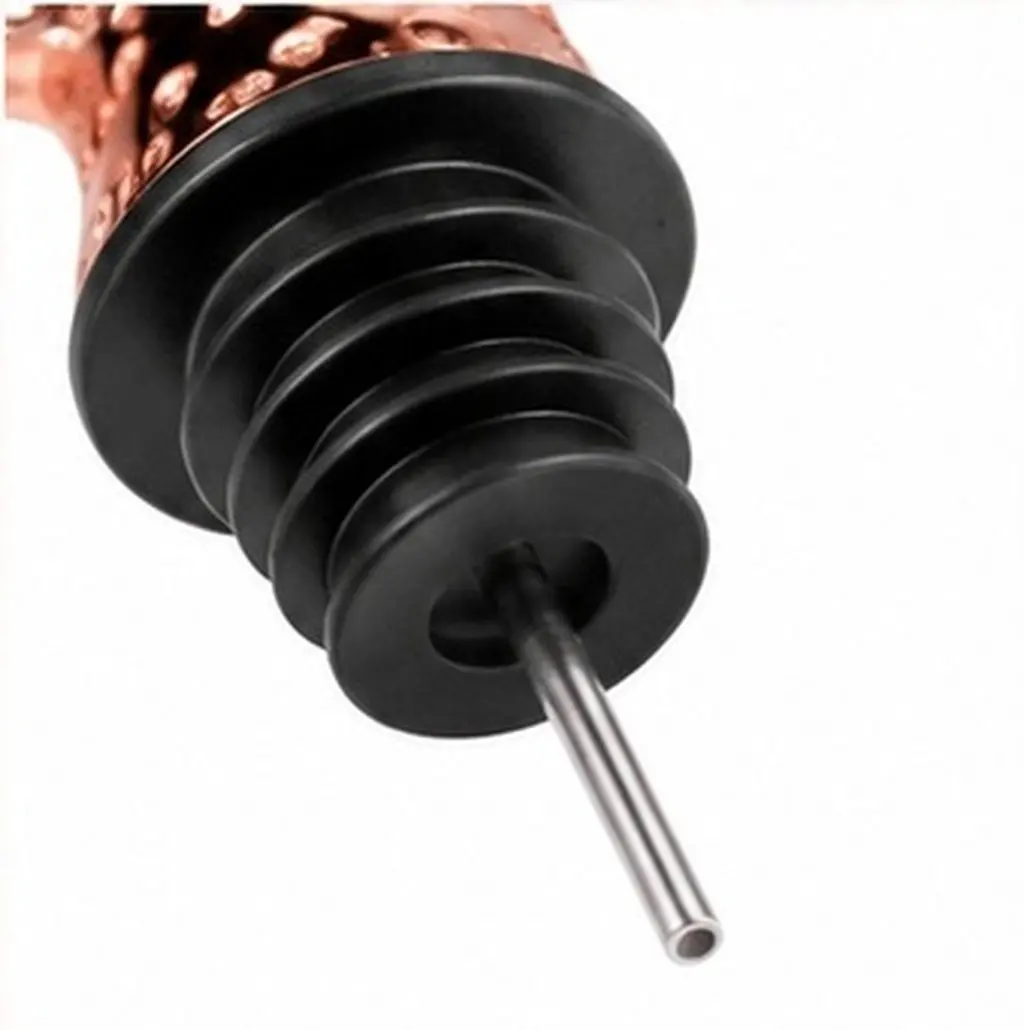 Leopard Head Shape Wine Pourer Stopper Alloy Bottle Cap for Wine Liquor Beverages Rose Golden Party Decor Fun Atmosphere Creator