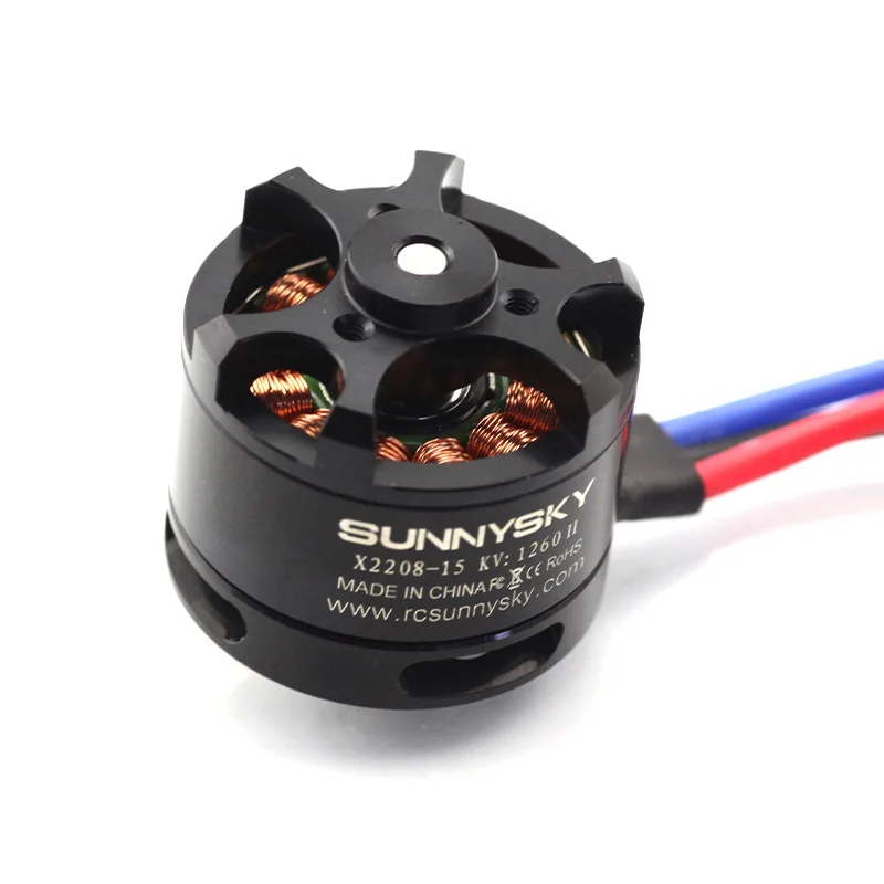 Original Sunnysky X2208 Brushless Motor 1260KV 1500KV 2600KV 2-3S for RC Fixed Wing F450 Quadcopter Drone