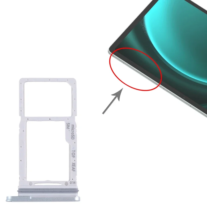 

SIM Card Tray for Samsung Galaxy Tab S9 FE+ 5G SM-X610 Phone Repair Spare Part