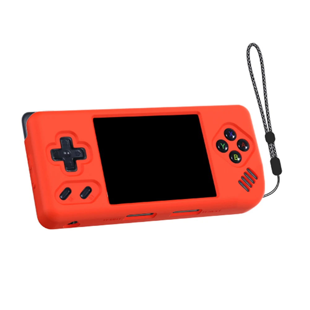 

Силиконовый мягкий защитный чехол для всего корпуса, противоударный защитный чехол с защитой от царапин и ремешком для ANBERNIC RG28XX 2,83 дюйма