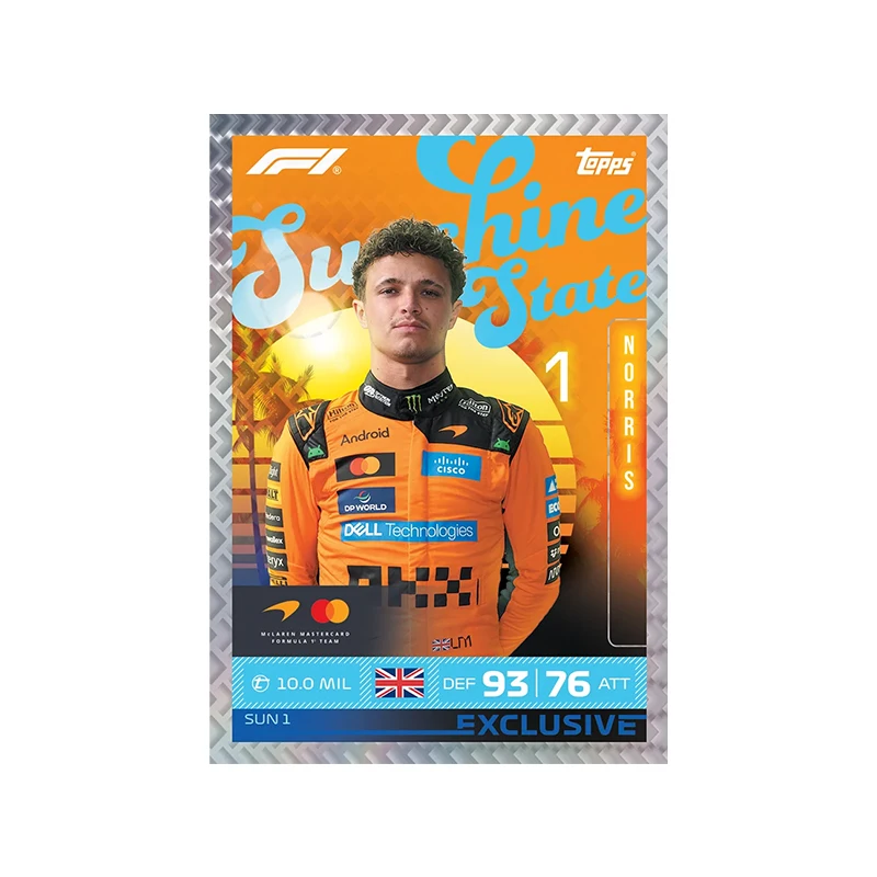 New 2026 Topps Formula 1 Turbo Attax Mega Tin 1Box Limited Collection card Sunshine State Guardians of the Grid
