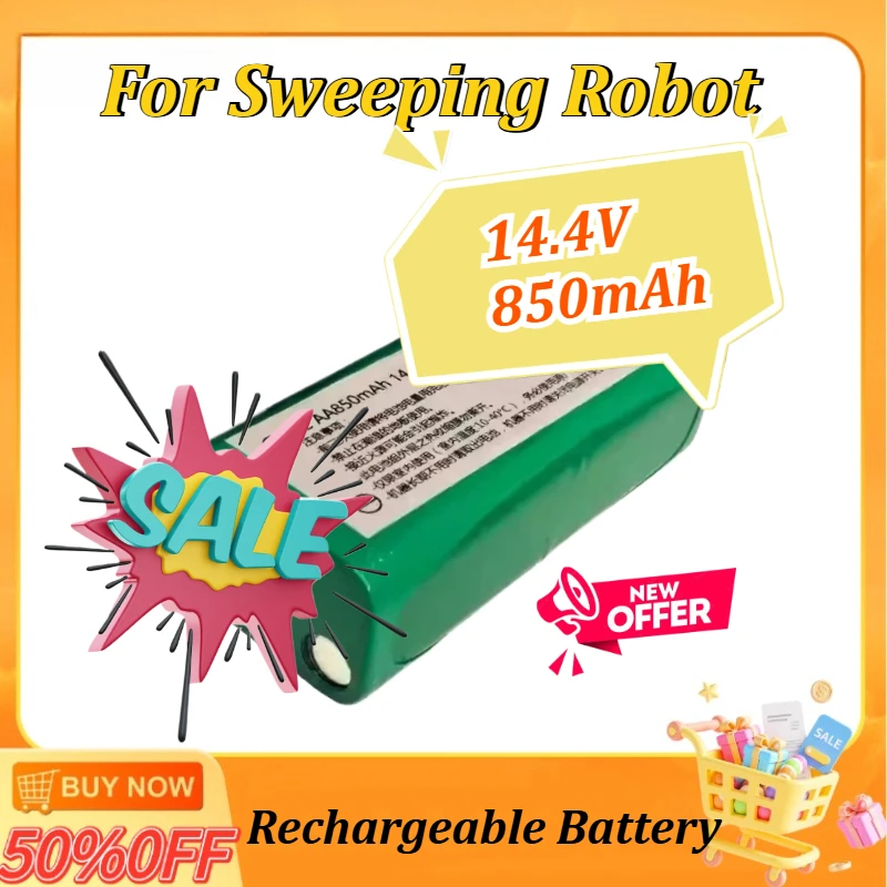 

New 14.4V 850mAh DC Rechargeable Battery Packs for Sweeping Robot High Quality Batteries Rechargeable Batteries