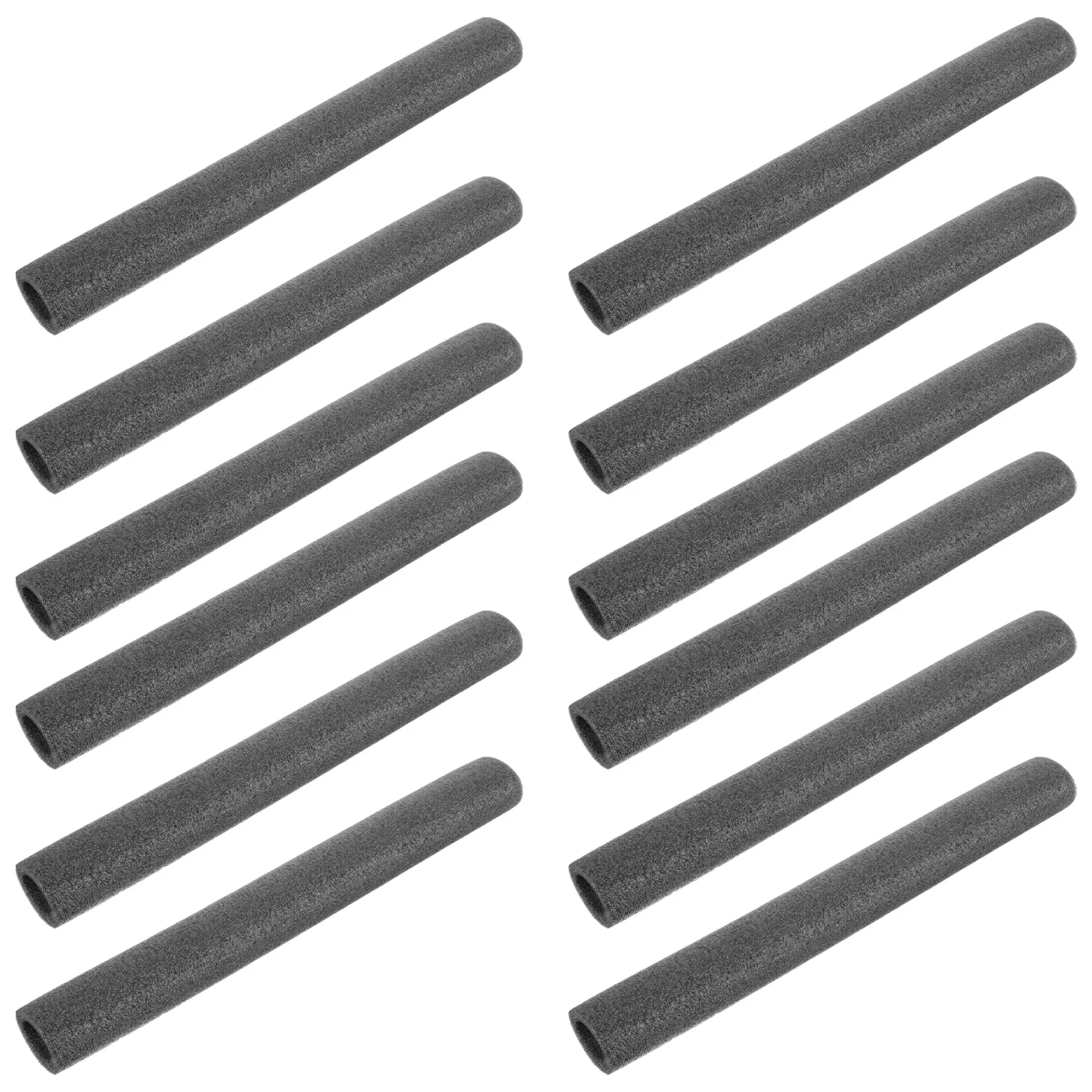 

12pcs 40cm Black Sponge Pipe Accessories for Trampoline Poles Anti-collision Durable PE Foam Easy Installation Outdoor Child