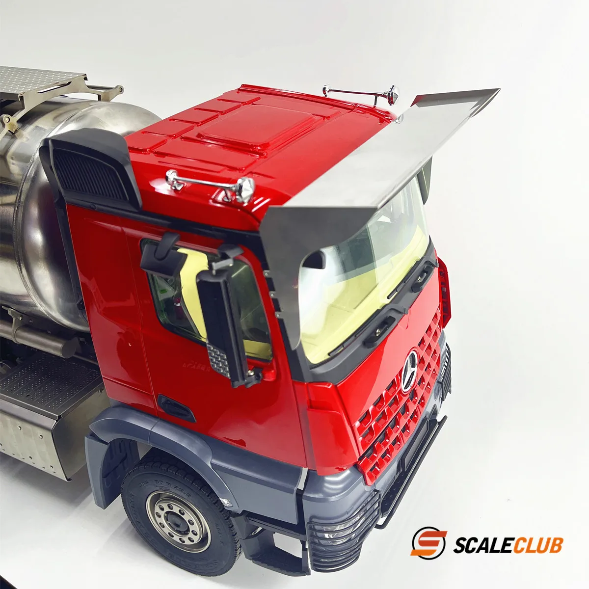 

Scaleclub Model 1/14 For Mercedes Benz For Hino Dump Truck Sunshade For Tamiya Lesu Rc Truck Trailer Tipper