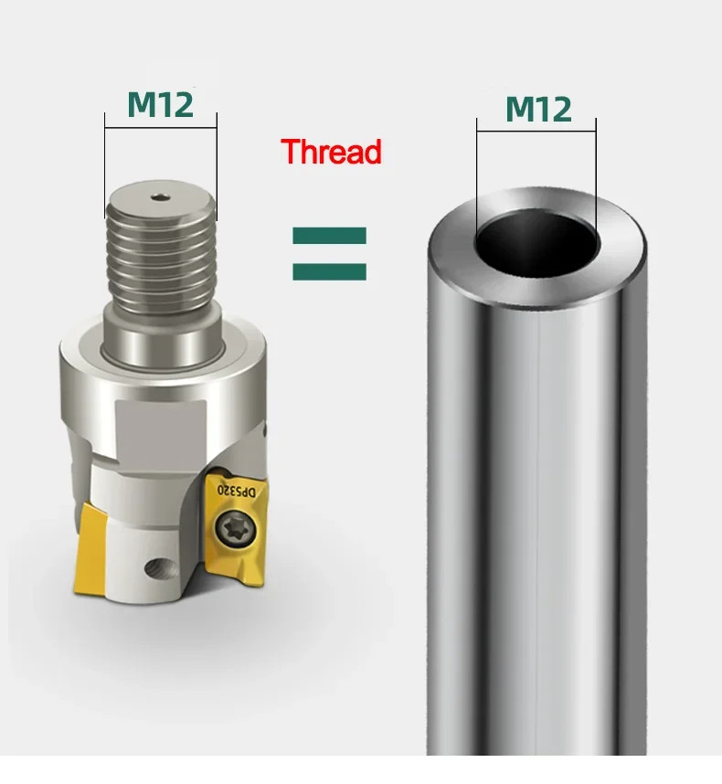 New Locking Tooth Head BAP300R BAP400R thread Milling head M6 M8 M10 M12 cutter head CNC Machine Lathe Tool