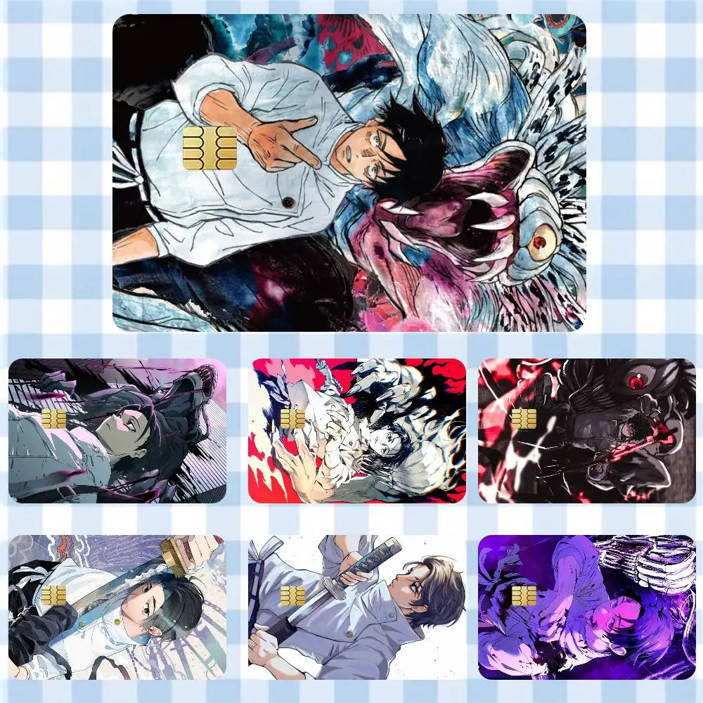 Okkotsu Yuta Jujutsu M-Manga   Sticker Film Tape Skin for Credit Card Debit Card Cartoon Waterproof Stickers