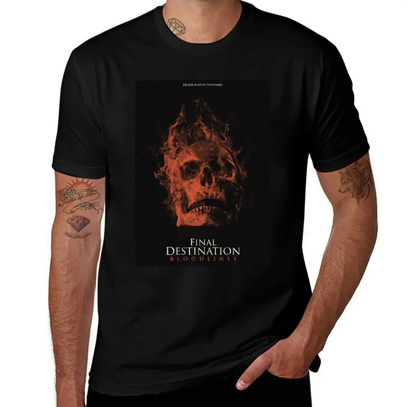 

Final Destination: Bloodlines (2025) T-Shirt t shirts for man graphic tees t shirt for man 100 percent cotton T-Shirt