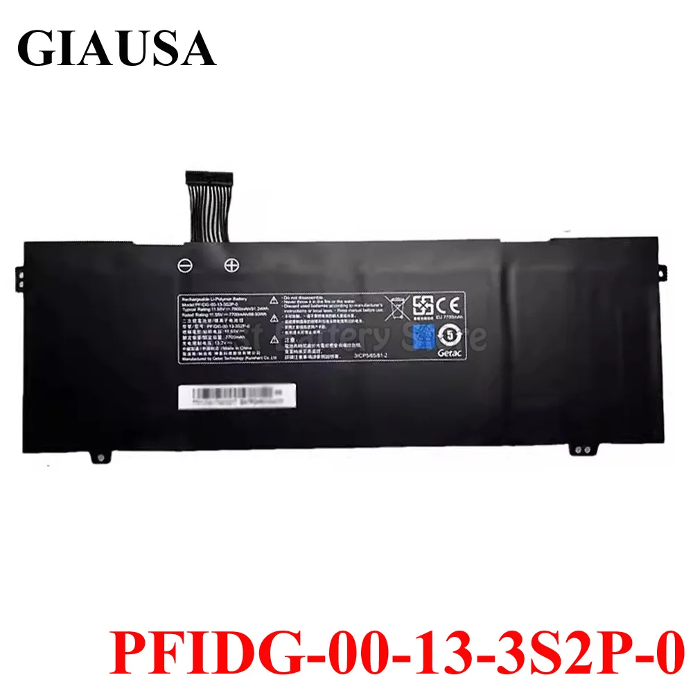 PFIDG-00-13-3S2P-0 Laptop Battery For Medion Erazer Beast X10 Getac Rugged Schenker Series VIA 15 S1 Plus