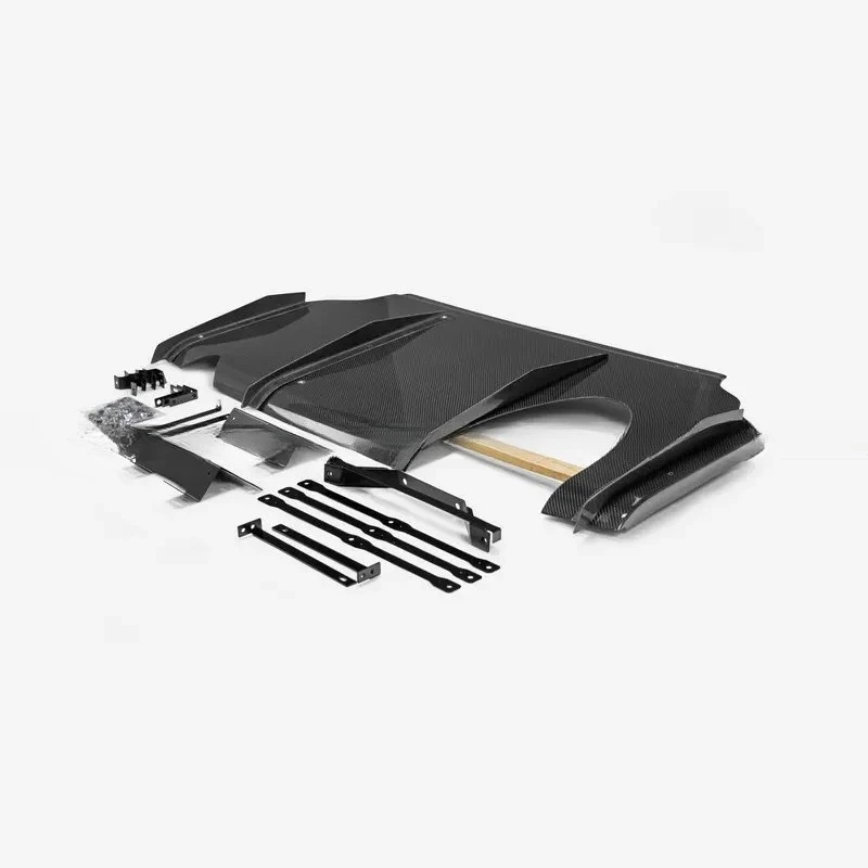 Suitable for Nissan GTR GTT R34 carbon fiber K spoiler baseplate rear baseplate rear spoiler modification and installation