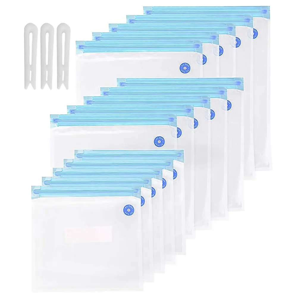 

1 set Vacuum Bags 36X26 28X26 22X21 Reusable Food Vacuum Food Storage Bags Storage Vegetable Fruit Zipper Bag Set