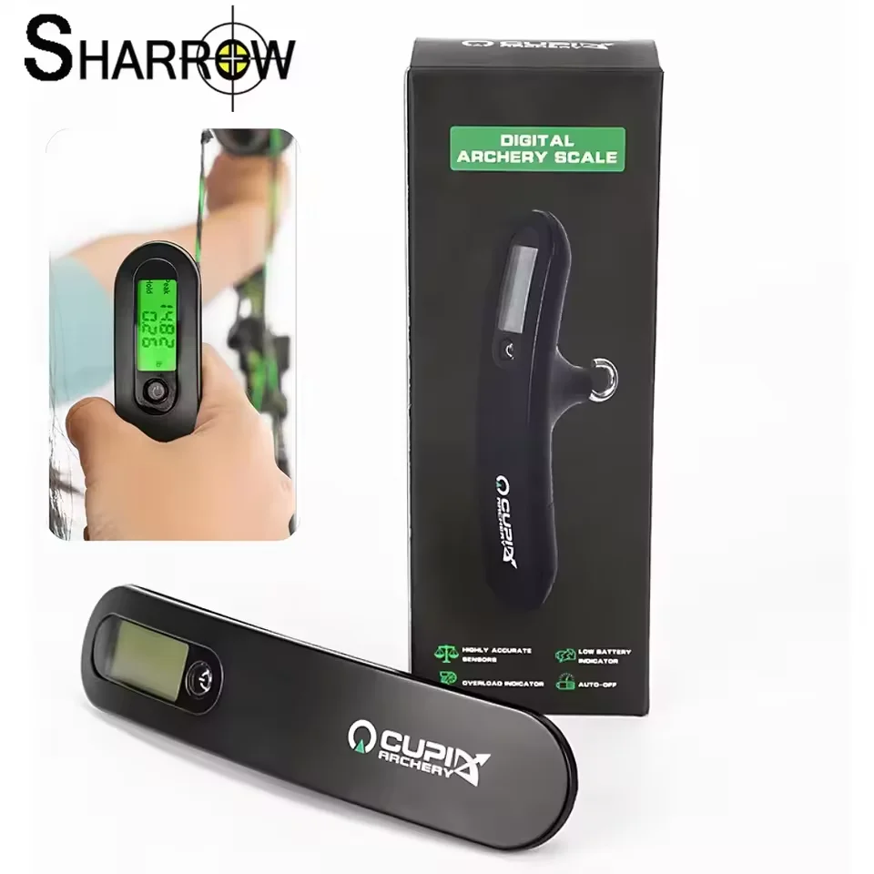 Compound Bow Scale for Draw Weight 110lbs Multifunctional Digital Scale Archery Recurve Bow Measuring Instrument Weighing Tool
