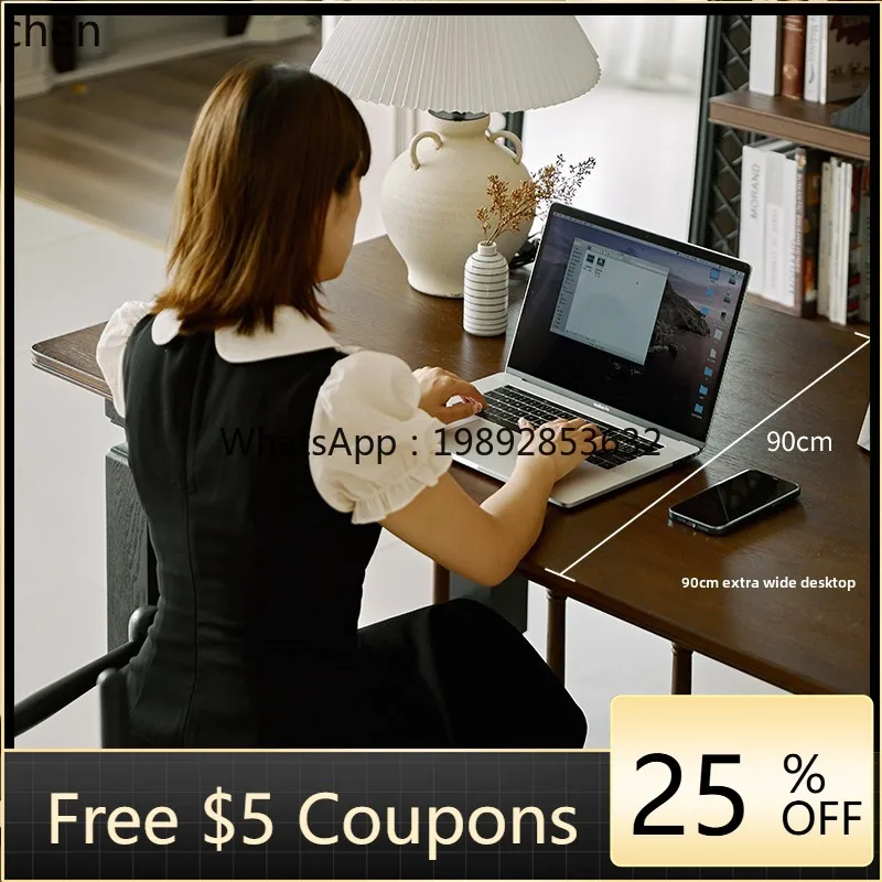 

HSN solid wood living room large desk meal desk integrated to the living room large board table