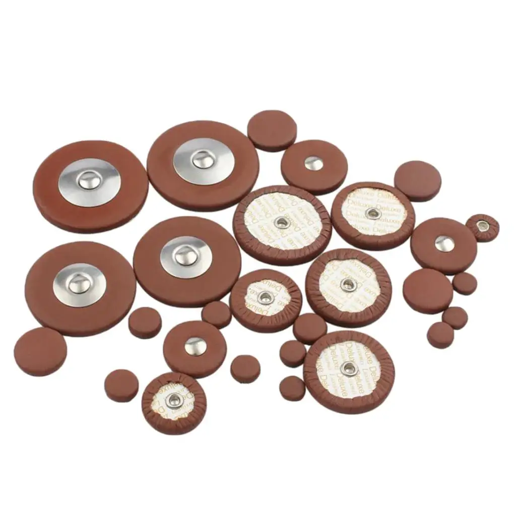 

28 Pieces Soprano Saxophone Pads Pads for Saxphon Repair Accessories