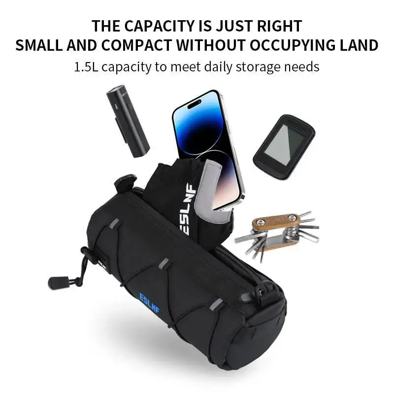 AliExpress ESLNF Portable Outdoor Cycling Bike Front Waterproof Bicycle Handlebar Multifunction Shoulder Bag Backpack