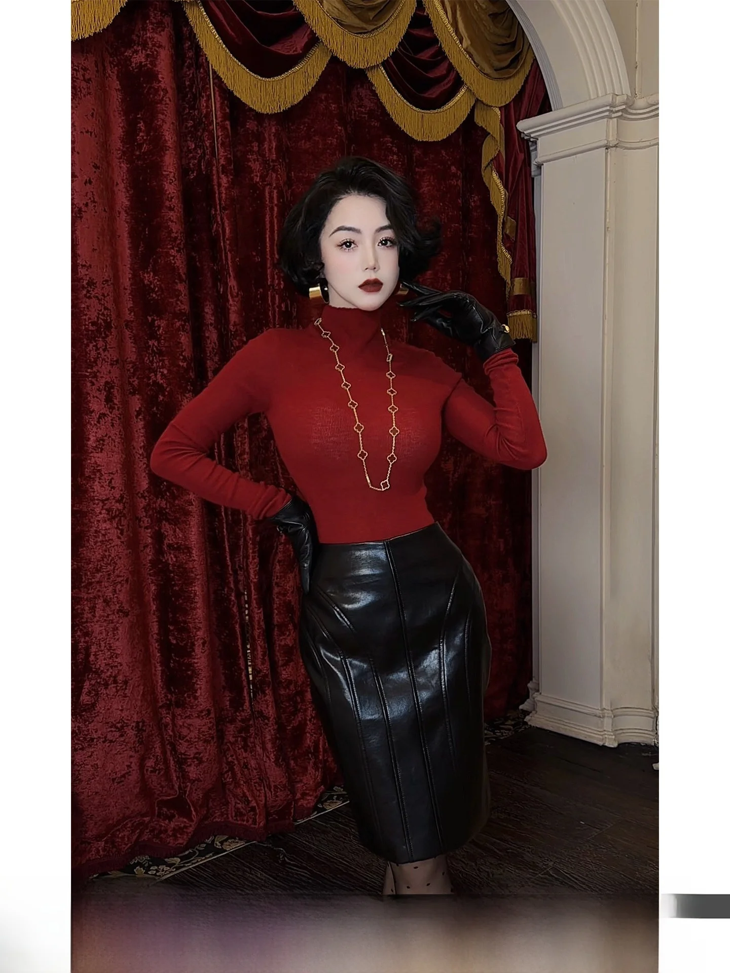 

Кожаная юбка Bla с высокой талией для женщин, облегающая, зимняя новинка, кожаная юбка PeraNo, подходит для повседневной носки