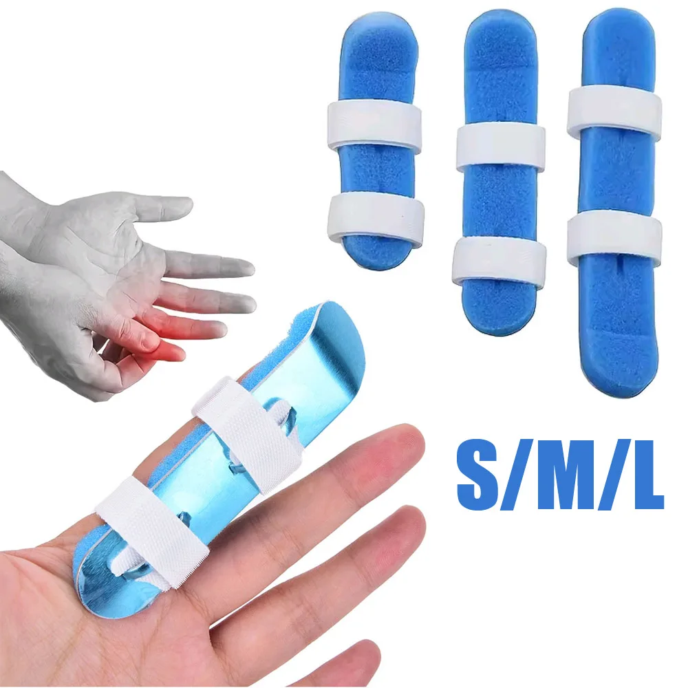 Afbeelding 3: S/M/L Trigger Vinger Spalk Brace voor Mallet Vinger Verstuiking Breuk Pijnbestrijding Vinger Knuckle Immobilisatie Klem