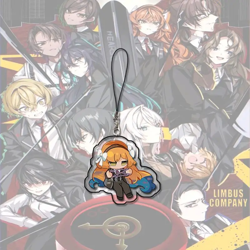 Anime Limbus Company Don Quixote Acrylic Phone Lanyards Phone Charm Decoration Backpack Accessories