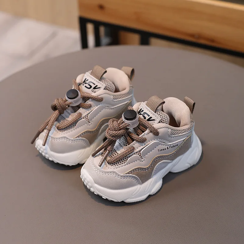 الأطفال منصة الأب أحذية الصبي تنفس شبكة عدم الانزلاق أحذية رياضية مريحة الفتيات اللون حجب لينة سوليد طفل حذاء كاجوال #5