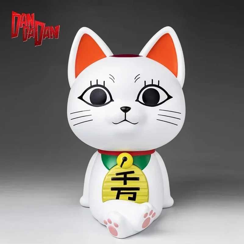 17.5cm Dandadan Turbo Granny Figure Saving Pot Anime Peripheral Cute Cat PVC Action Figure Desktop Decorate Ornament Crafts Gift