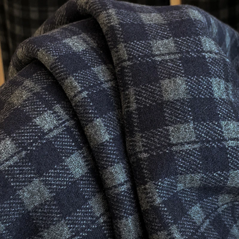 冬の新作チェック柄ウールワイドレッグストレートパンツ レディース 裏起毛 厚手 ゆったり 細見え カジュアルパンツ