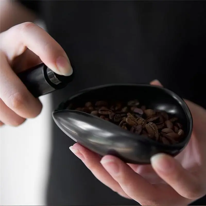 ABZC-Coffee Bean Dosing Cup And Spray Bottle Kit For Espresso, Coffee Bar Accessories Single Dosing Tray For Coffee Cera
