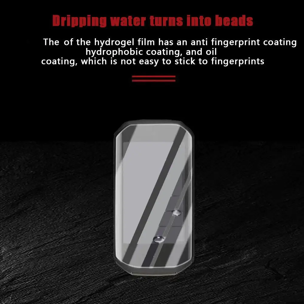 For Garmin Edge 1050 HD Transparent Cycling Computer Protector Screen Film Anti-Fingerprints Touch Sensitive EPU Anti-scrat V4N6