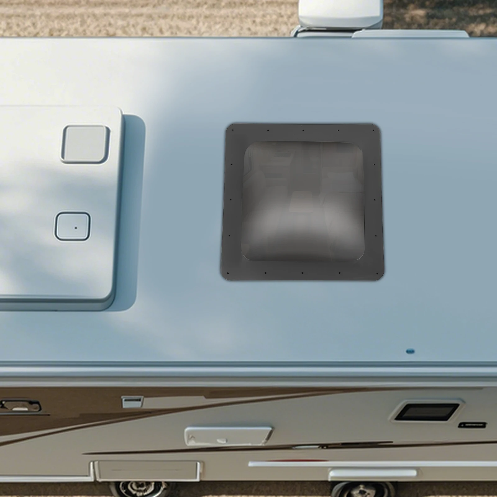 

18in x 18in RV Skylight Replacement Cover Camper RV Skylight Outer Cover RV Skylight Outer Dome Fit for RVs Campers