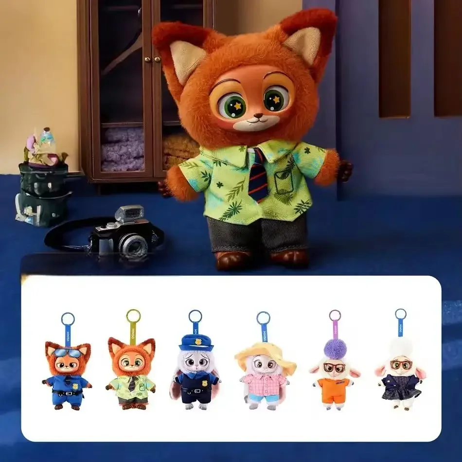在庫あり ズートピア2シリーズ ブラインドボックス キュート ジュディ ニック ビニール製ぬいぐるみペンダントキーホルダー サプライズトイ アニメドール ミステリーボックス