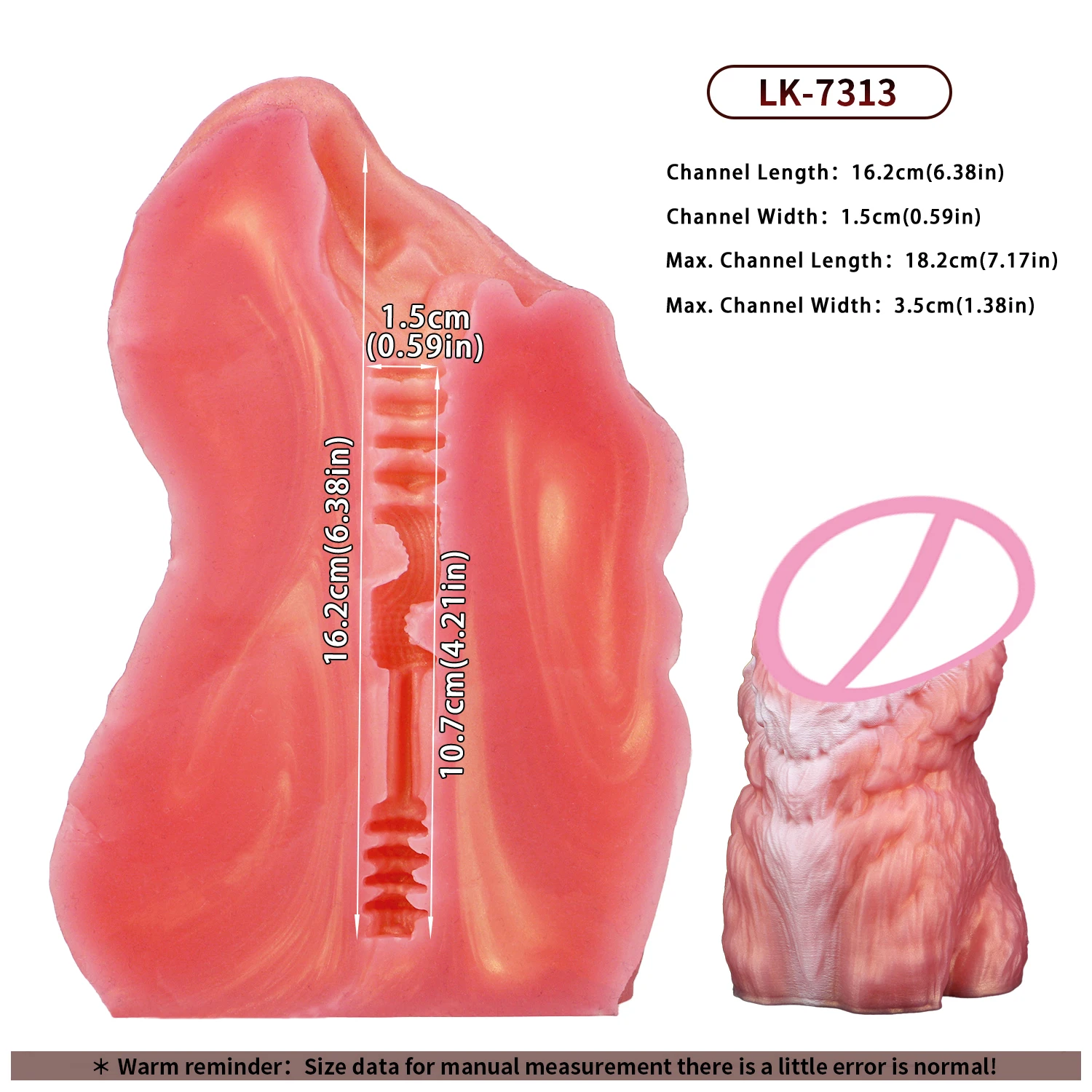 GEEBA Realistic Creatures Pussy/Butt Design Male Masturbator Soft Silicone Pocket Pussy Adult Onaole Artificial Vagina Toys 성인용품 5