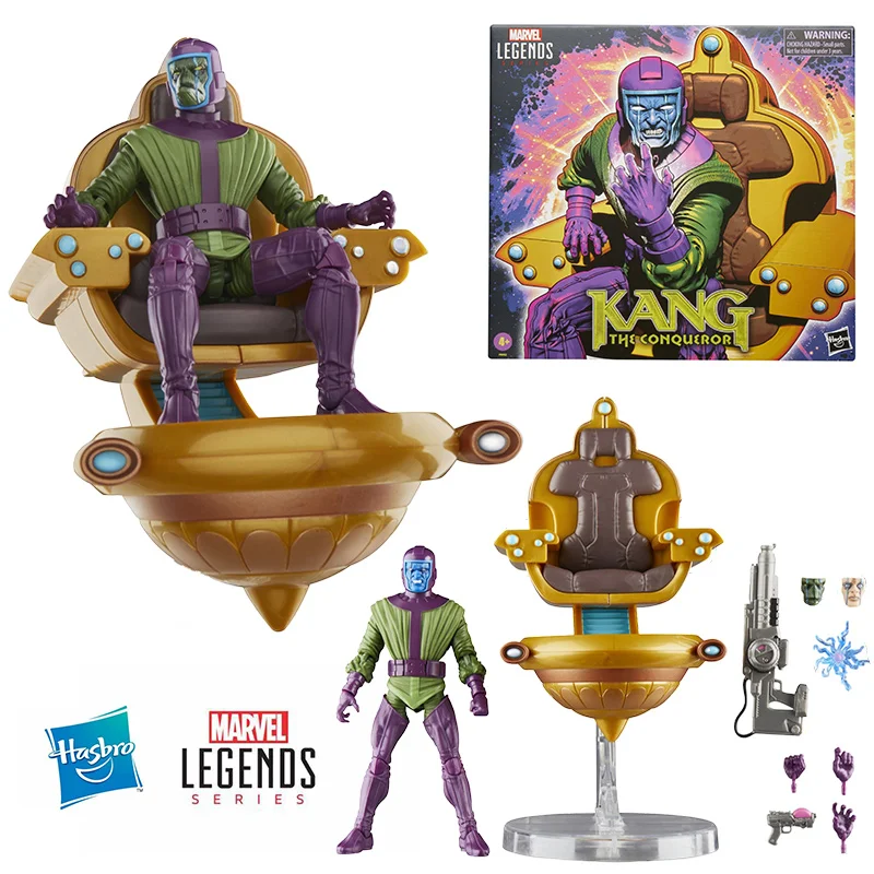 Hasbro Marvel Legends Series Kang The Conqueror Sdcc Limited Comics Collection 16Cm Anime Original Action Figure Model Toy Gift