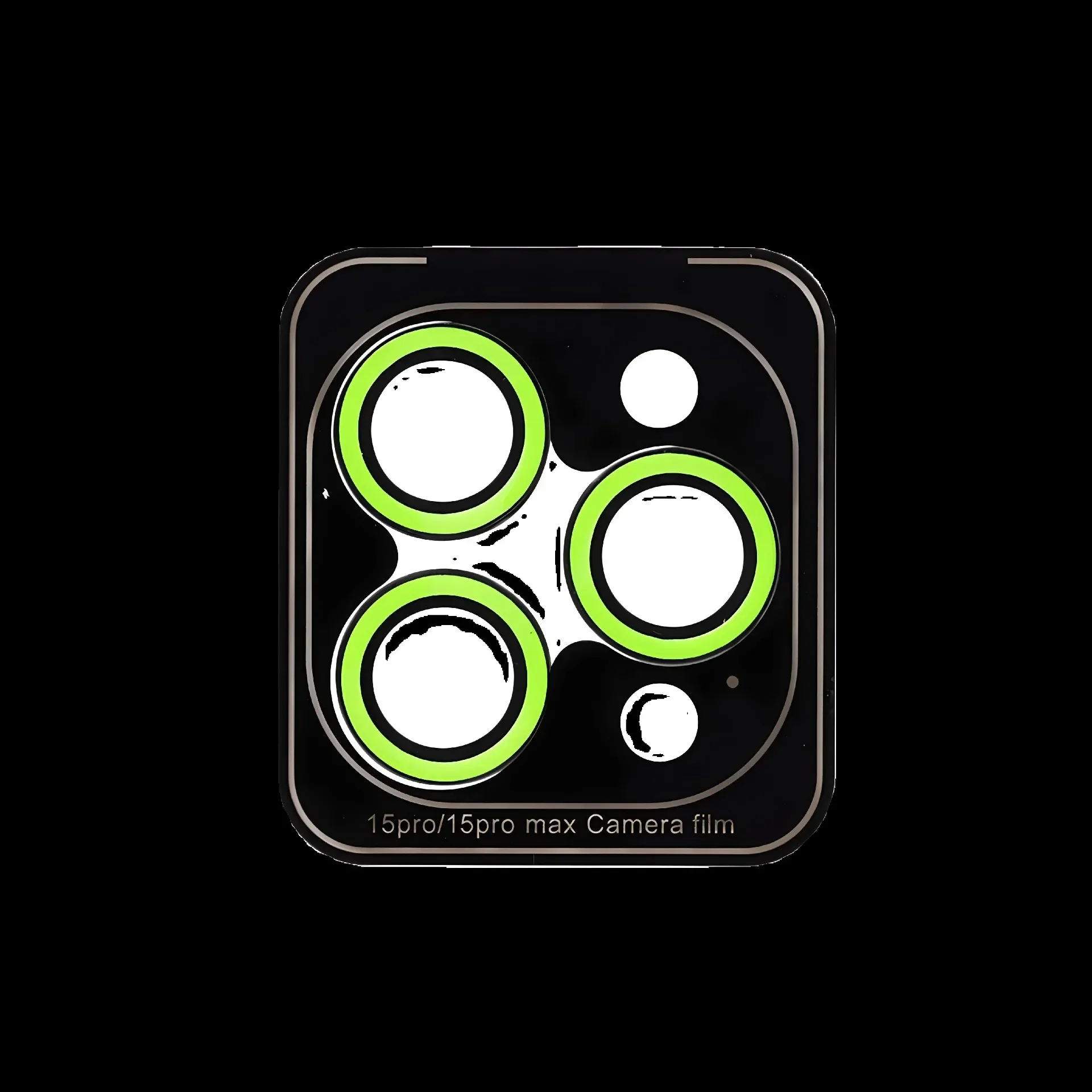 2-3 قطعة لون فريد المبهر Noctilucent حامي الكاميرا الحال بالنسبة آيفون 14 12 15 11 13 برو ماكس عدسة غطاء الكاميرا الزجاجية