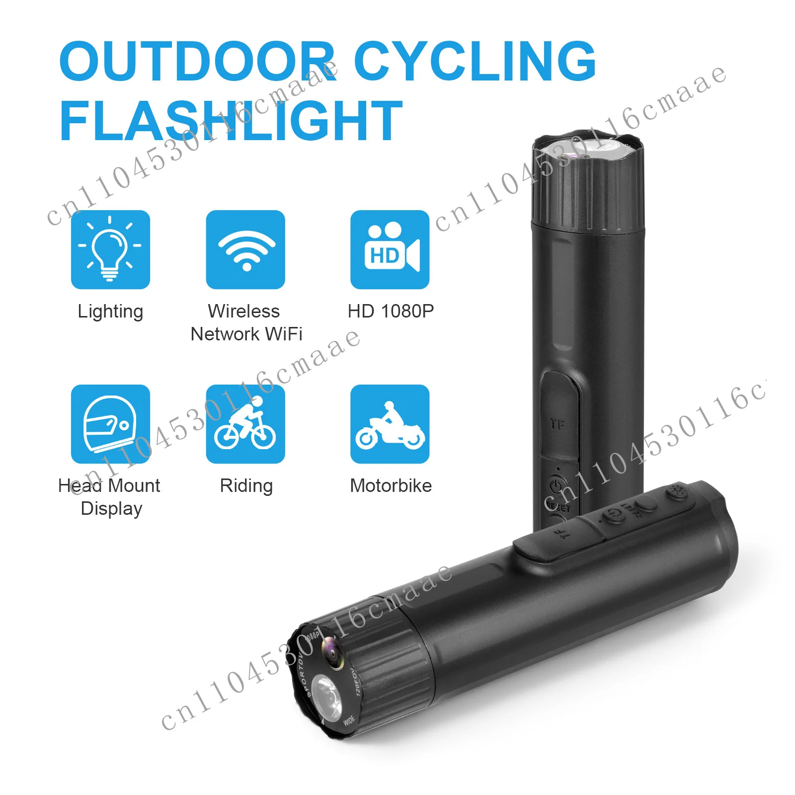 

Новая спортивная камера высокого разрешения 4K для наблюдения на открытом воздухе, камера для самостоятельного вождения, рекордер, фонарик