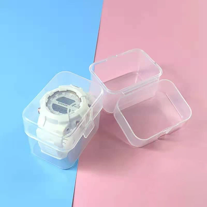 Plastic Watch Display Storage Box Transparent Case Smart Watch Protective Box Plastic Transparent Display Watch Box