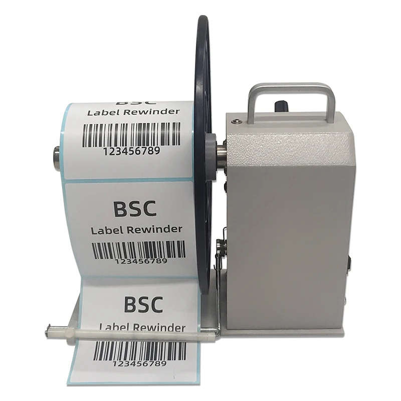 Fast Delivery Label RewindIng Machine BSC-Q6 Label Rewinder Automatic Rewinder Roll Sticker Label with Strong Body