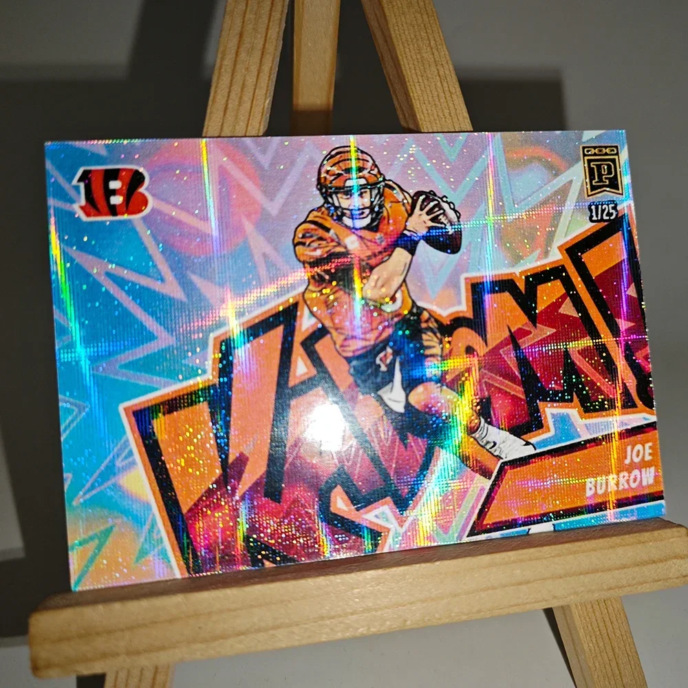 SPORTS rugby card kaboom DIY TOM BRADY PATRICK AARON RODGERS BIJAN Colorful Laser Collectible Cards Holiday Gifts for Boys