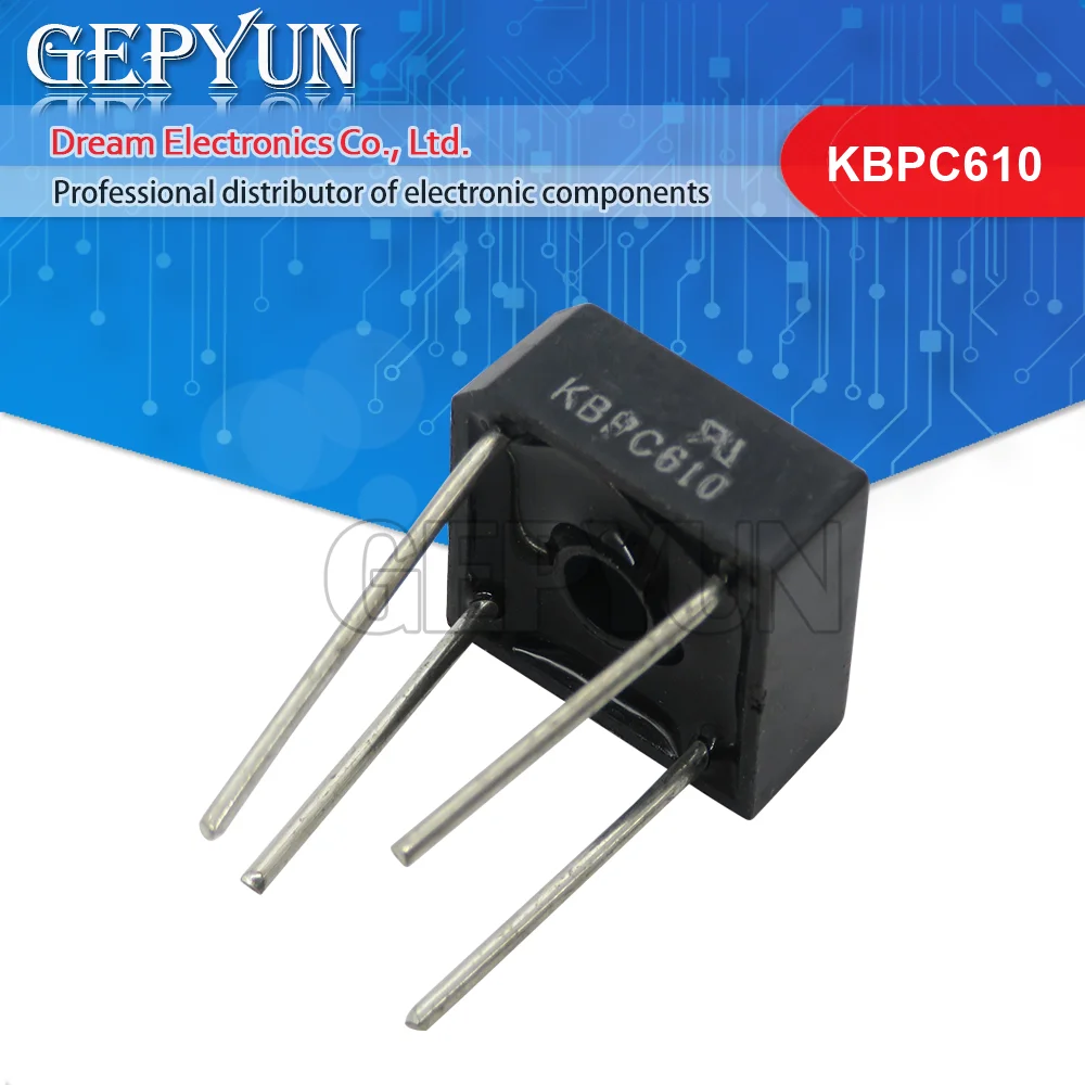 1Pcs Bridge Rectifiers KBPC610 KBPC608 KBPC1010 New and Original