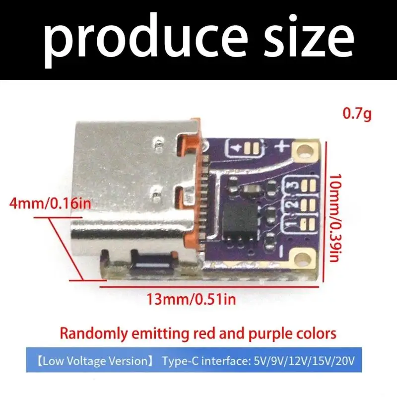 652F PD POWER ARGGREDED MODULE 20V5A الإخراج منخفضة الاستعداد للتكامل DIY جاهز #6