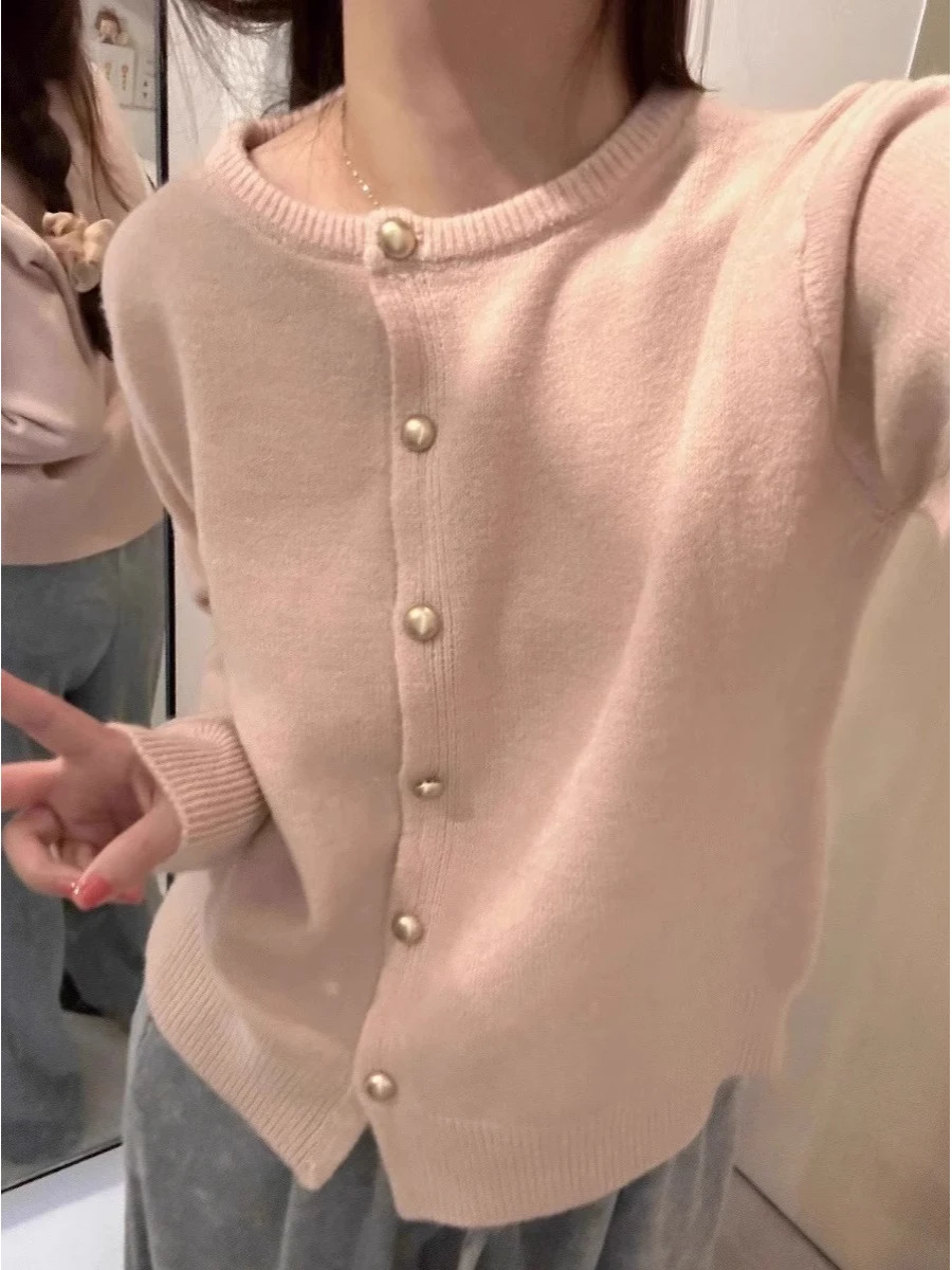 الوردي الدب الفراء محبوك ort سترة المرأة لينة مريحة سترة Jaet الخريف تخفيف Sle Faionable أعلى جودة المواد