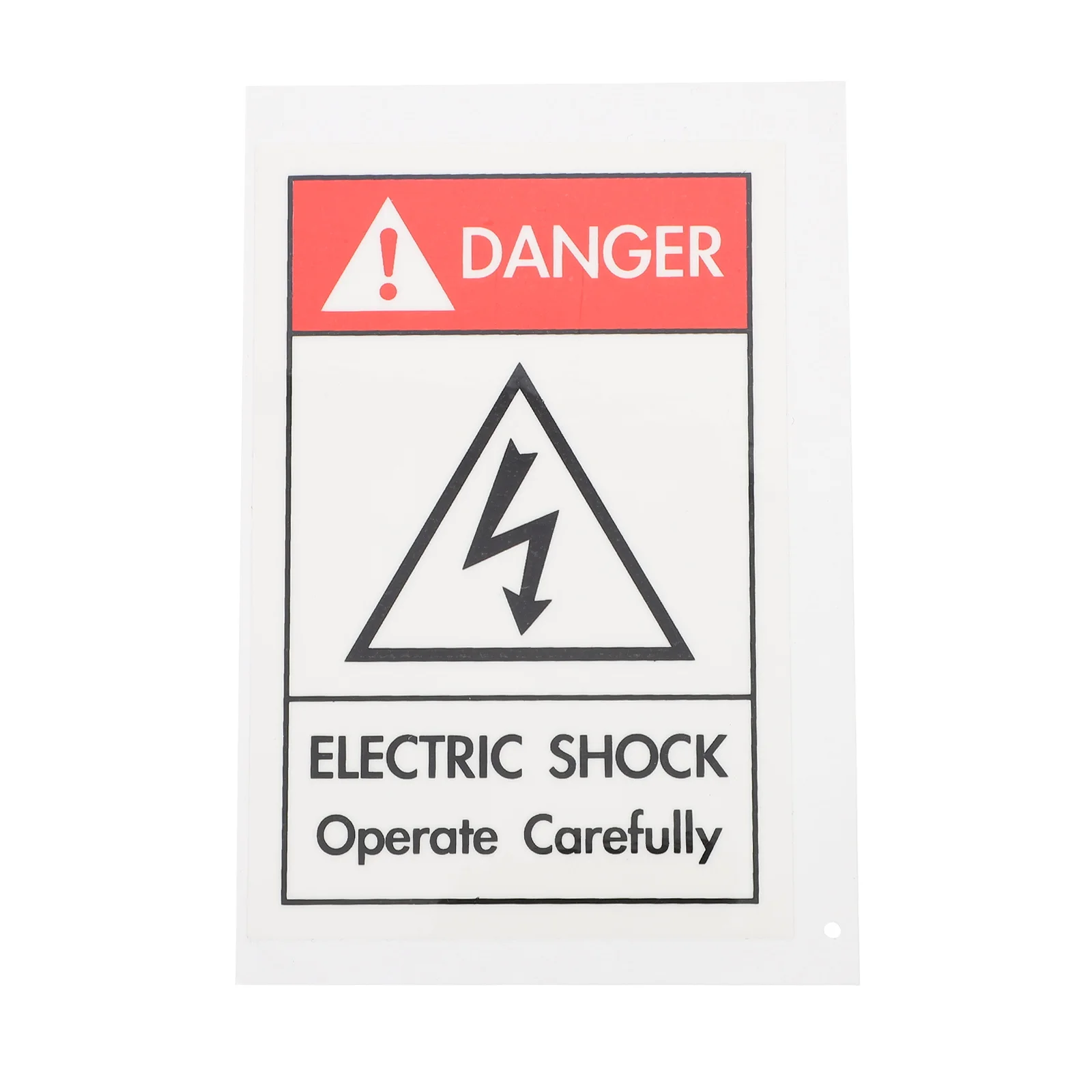 

Electricity Warning Sign Safety Sticker Caution Label Shock Stickers Pp Synthetic Paper