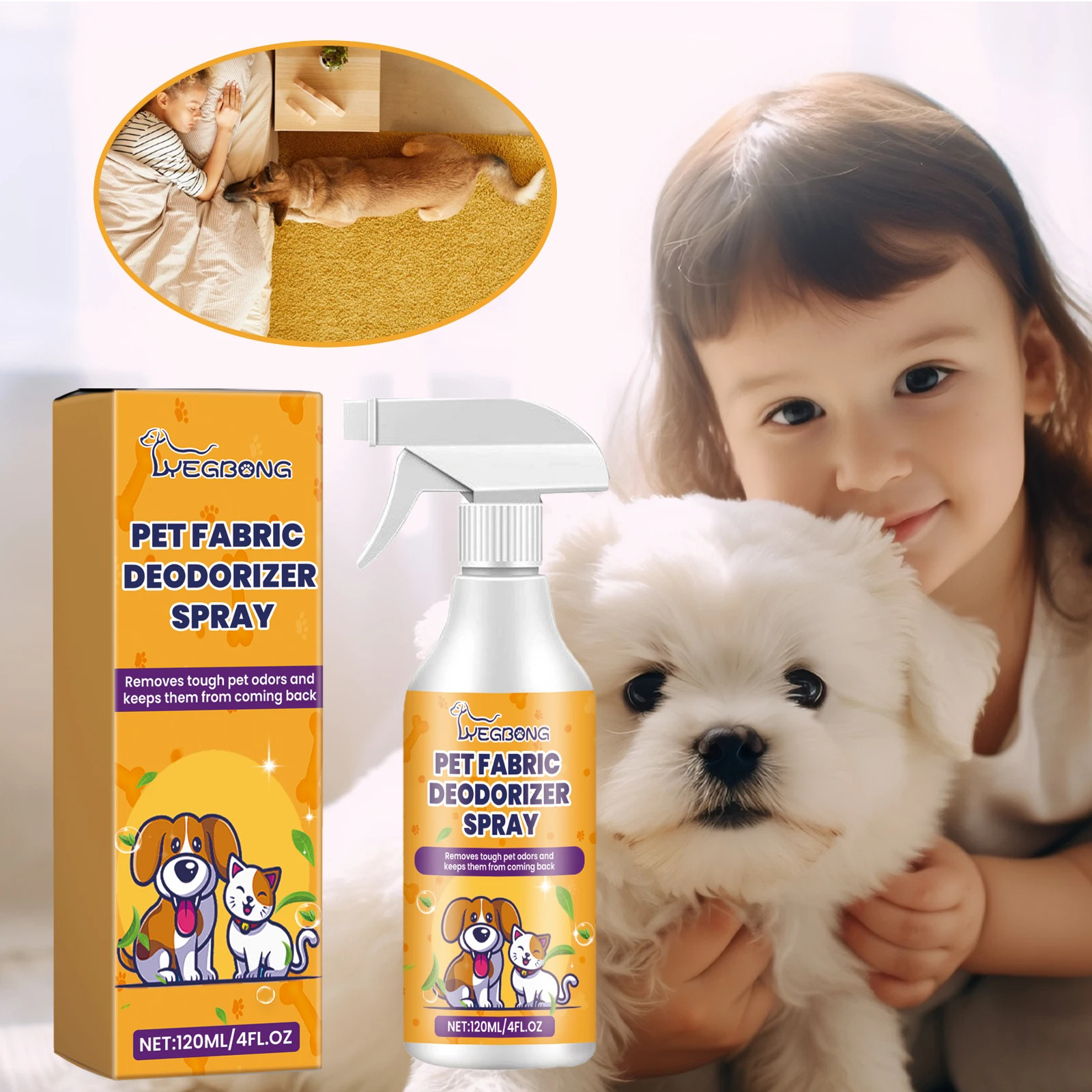 Desodorante en aerosol para mascotas, desodorante para eliminar el olor corporal, aroma fresco Natural, elimina el olor a orina, aire fresco, desodorante líquido para perros