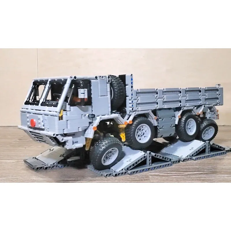 

MOC-161086Классический военный грузовой грузовик T815-7Транспортный грузовик, строительный блок, модель 2373 деталей, игрушка на день рождения для мальчиков и детей, подарок