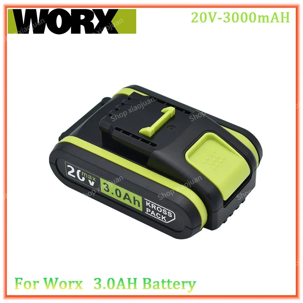 

WX550 Power Tools Rechargeable Replacement Battery 20V 3000mAh Lithium for Worx WA3551 WA3553 WX390 WX176 WX178 WX386 WX678